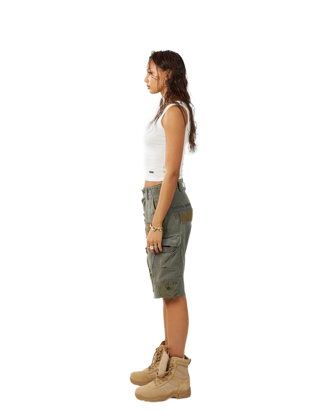 MILITIA PATCHWORK JORTS 002
