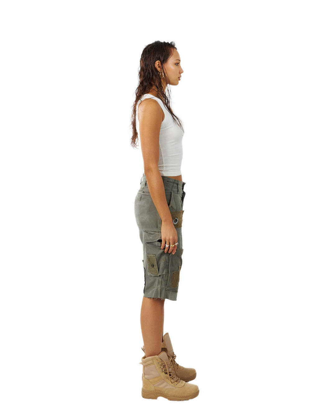 MILITIA PATCHWORK JORTS 002